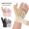 Breathable Sports Wrist and Thumb Support Wrap with Magic Tape