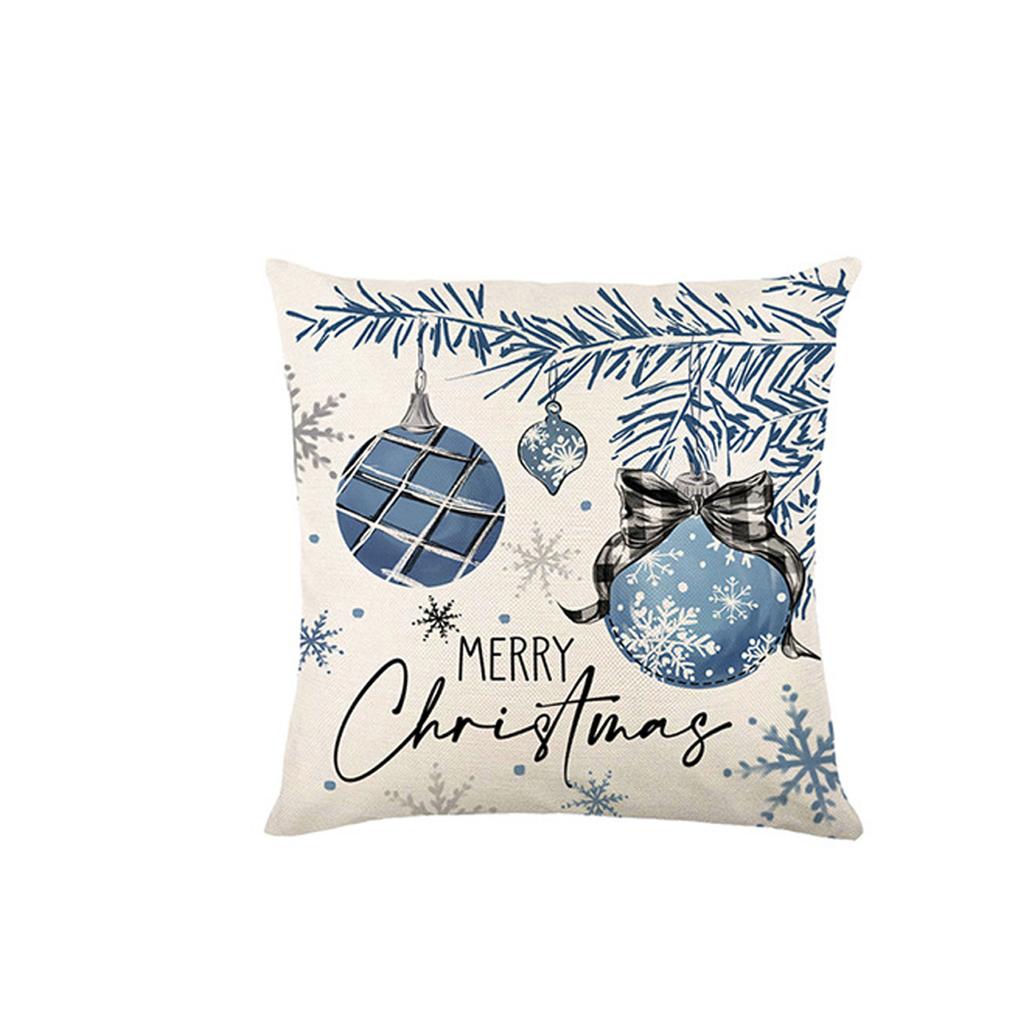 Popular Christmas Pillowcases for Holidays Santa Claus Linen Home Decoration Pillowcases