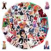 52Pcs Chainsaw Man Cartoon Graffiti Stickers Waterproof Decals Stickers For Laptop Phone Guitar Thermos Diy Stickers Kids Gift