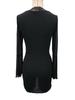 2025 Spring/Summer Women's V-neck Mesh Lace Flared Sleeve Mini Dress