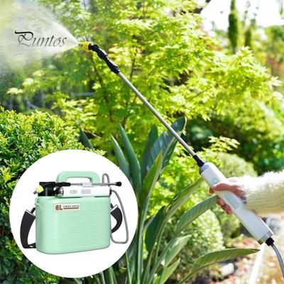 Spruzzatore elettrico da 6 litri, spruzzatore ricaricabile tramite USB con asta telescopica, 3 ugelli, spruzzatore d'acqua portatile alimentato a batteria per la cura del prato, del giardino e del cortile