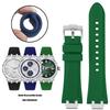 Für MAURICE LACROIX AIKON Gummiarmband-Steg AI6008 6038 6007 Armband Schnellverschluss Metall Stahlkopf Silikon Uhrenarmband