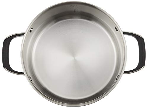 Zwilling J.A. Henckels Japan "HI Style Basic Deep Saucepan, 24cm, 6L" Stainless Steel Stockpot with Polished Finish, Induction Compatible [Official Ja