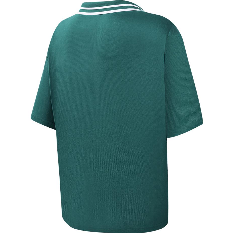 FILA 2023 Summer Casual Short Sleeve Polo Shirt Women tops Cats-Eye-Green A11W323115F-TQ