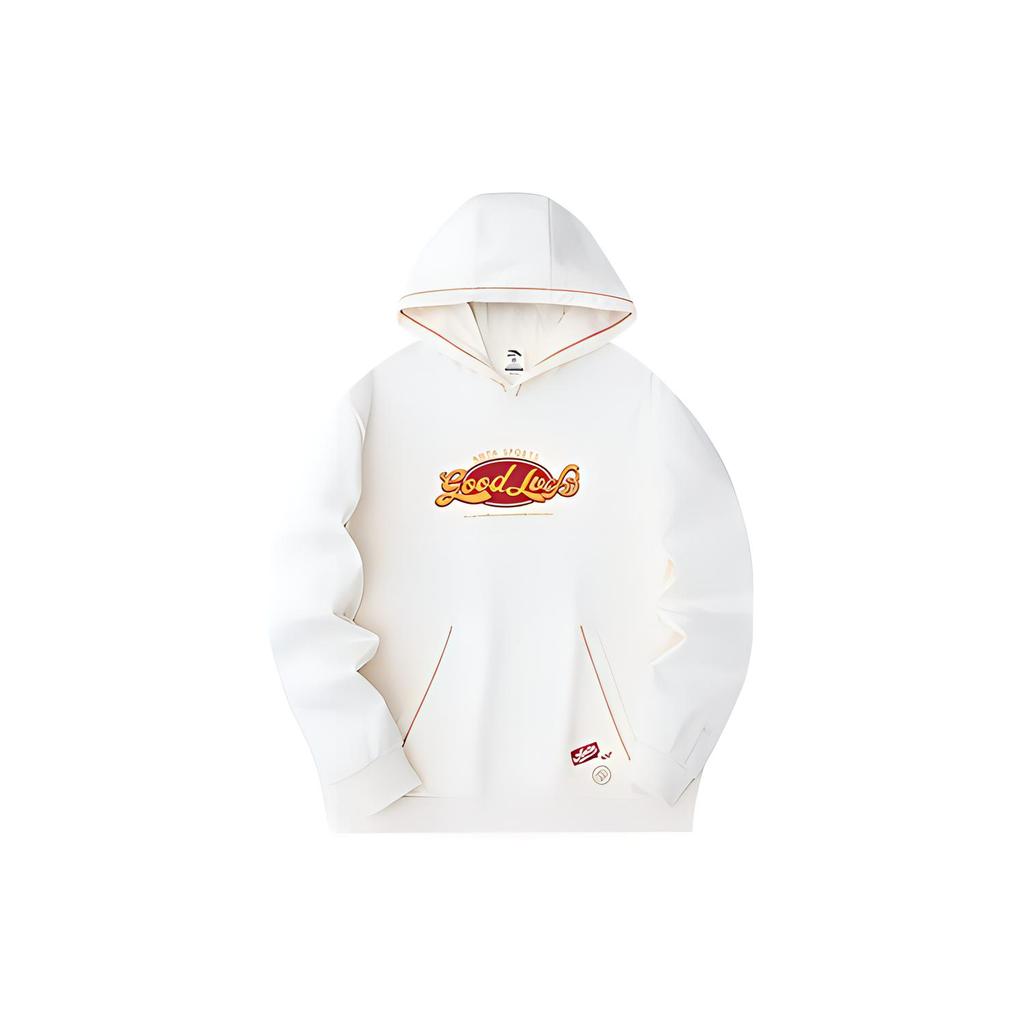 Anta Year Of The Dragon Collection Sweatshirt Unisex Duck Down White 952418721-1