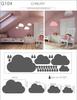 Wall stickers, shapes, sets, stars
