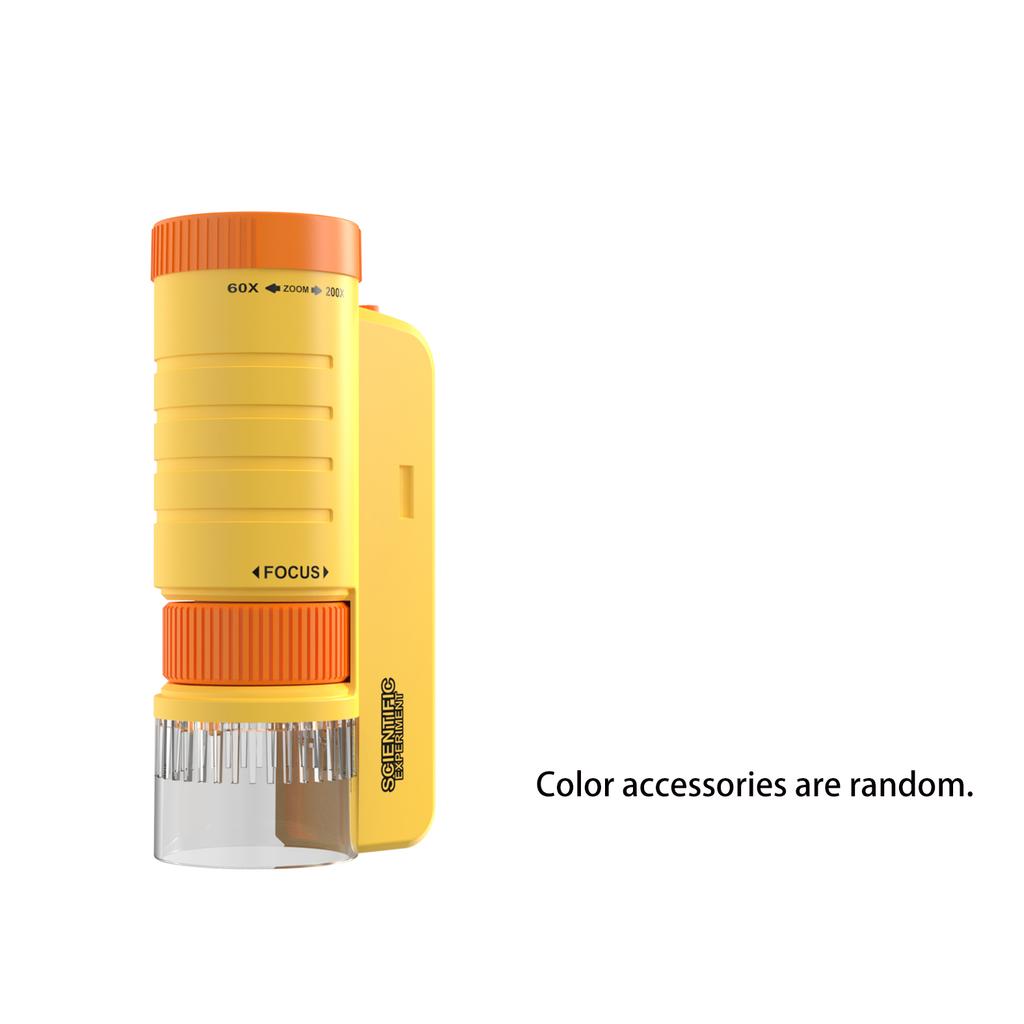 Handheld Microscope Kit Lab Home School Biological Science Educational Toys For Children Birthday Gift