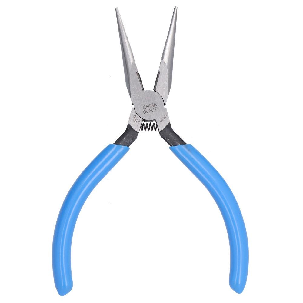 High Carbon Steel Needle Nose Pliers Blue Ultra Thin Design Industrial Grade Pliers UltraThin Cutting Pliers Electronics Repair