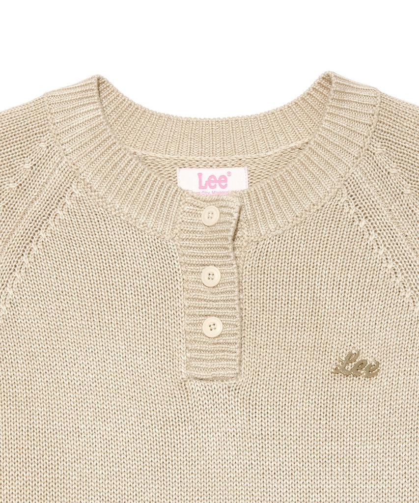 LEE Women'S Raglan Short Sleeve Knit Beige
