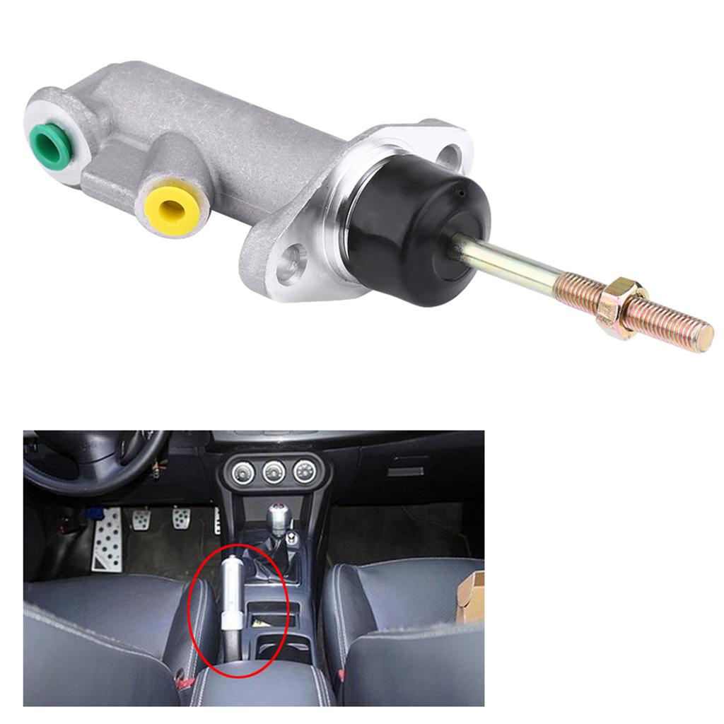Aluminum Alloy Car Brake Clutch Master Cylinder 0.75in Bore Remote for Hydraulic Hydro Handbrake