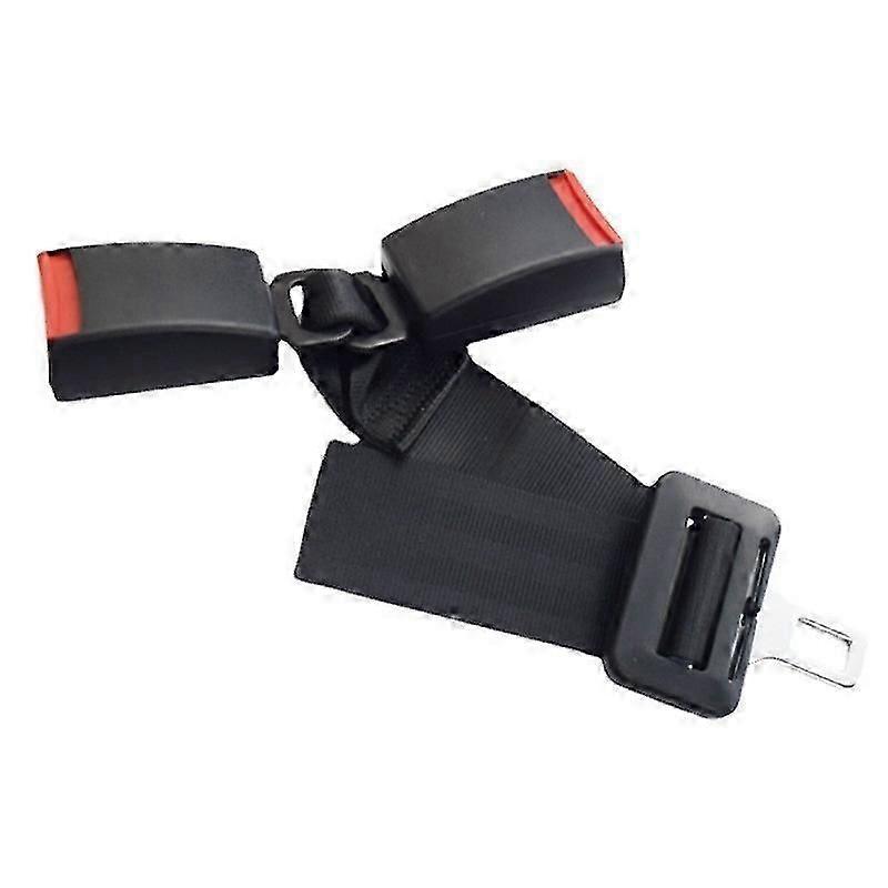 One Support and Two Extension Belt Car Rear Two-seat Seat Safety Belt Connector