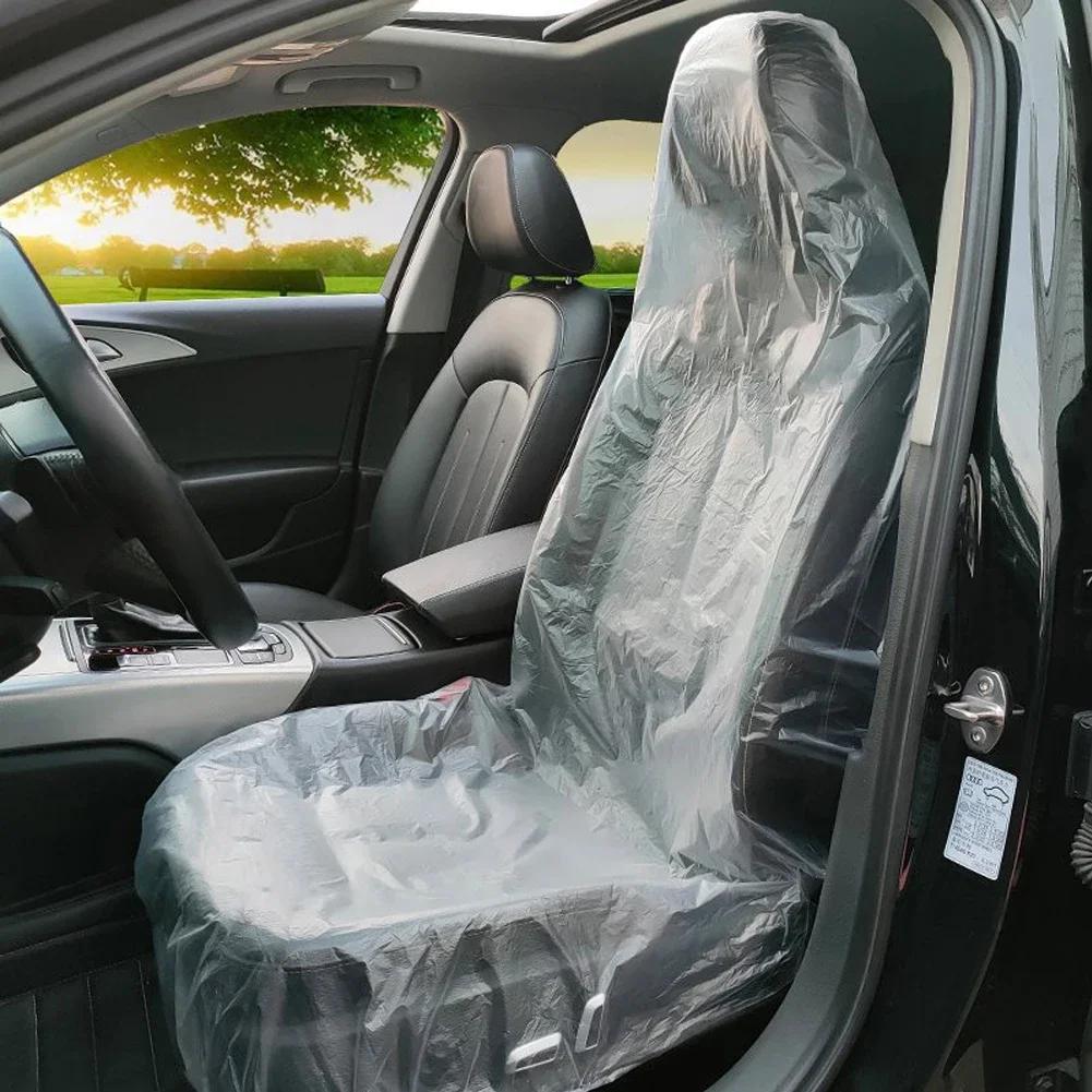 50Pcs Disposable Car Seat Covers Protective Cover for Beauty Repair Waterproof Care Cleaning Beauty Car Seat Protector Universal