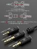 TRN T2 Pro Replacement Interchangeable Earphone OFC Balanced Earphone Upgrade Cable Pro 2-Pin Cable, 2.5mm, 3.5mm, 4.4mm, Plug, Cable, 16-Core
