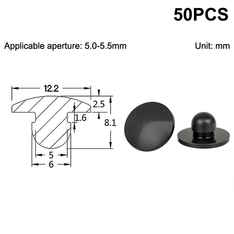 50Pcs Silicone Stopper Rubber Stopper For Caravan Camper Heatproof Spacers, Non-Slip Lid Lifters To Prevent Scratches & Spills