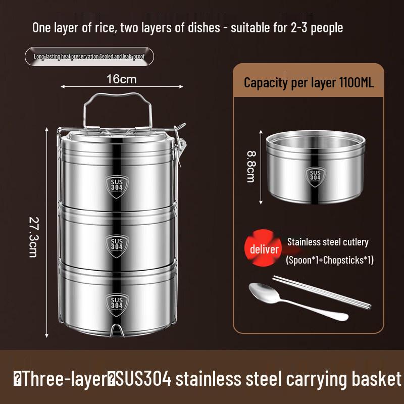 Xihe Insulated Multi-Layer Lunch Box