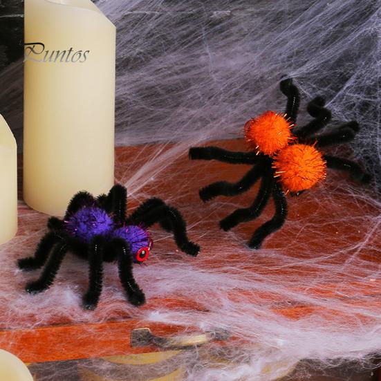 Halloween Hair Accessories Spider Clips for Women Girls, Furry Festival Jewelry Accessories, Spooky Barrettes Costume, Cosplay Party Creepy