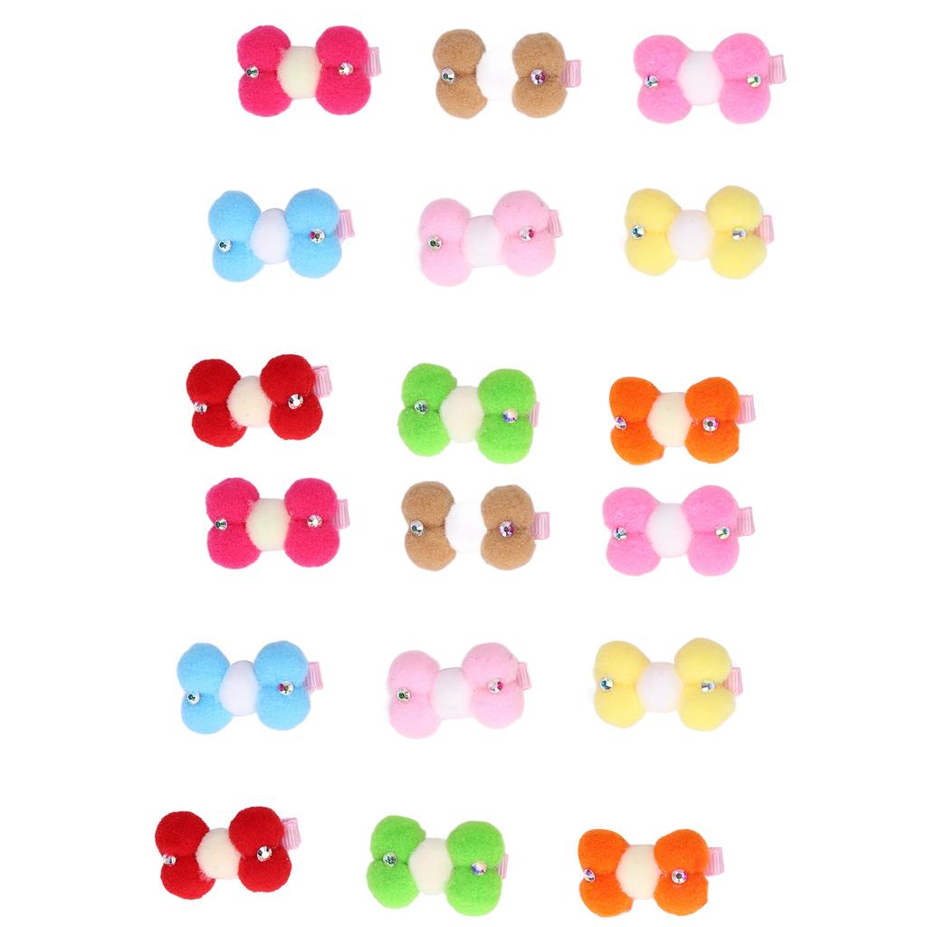 18 Pcs Dog Hair Bows Cute Stylish Attractive Compact Pet Hairpin for Pets Cats Dogs
