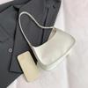 Koreanisches Designer Damen Leder Schultertasche Reißverschluss Handtasche Lässige Tote für Mädchen Tägliche Nutzung Geschenk