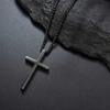 Elegant Black Cross Necklace for Daily Wear & Special Occasions Like Father's Day, Daily Wear Minimalist Necklace Necklace