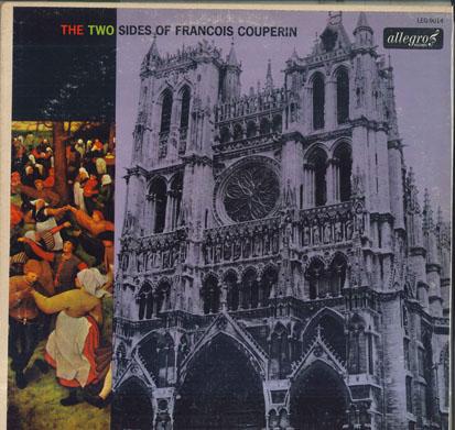 

LP Record DANIEL PINKHAM HUGHES CUENOD ROBE The Two Sides Of Francis Couperin LEG9014 ALLEGRO US Classical Used