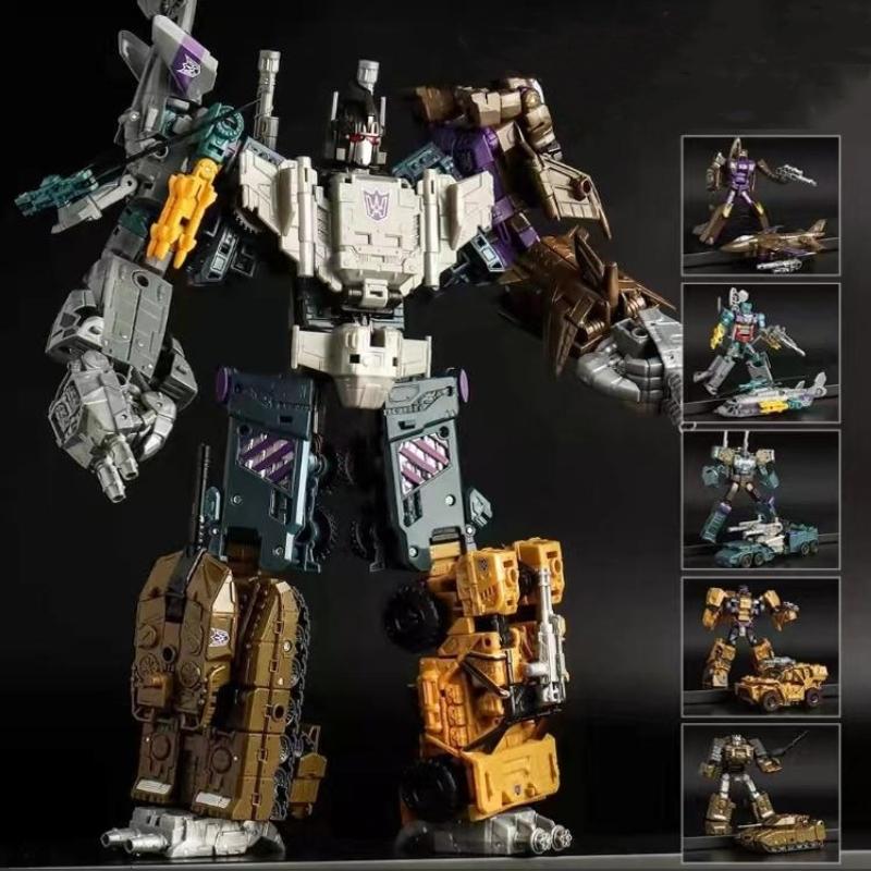 HAIZHIXING NEUESTE 5-in-1 Transformation Klassisches Devastator Modell Spielzeug G1 Roboter Auto Flugzeug Panzer Modell Anime Actionfigur Kinder