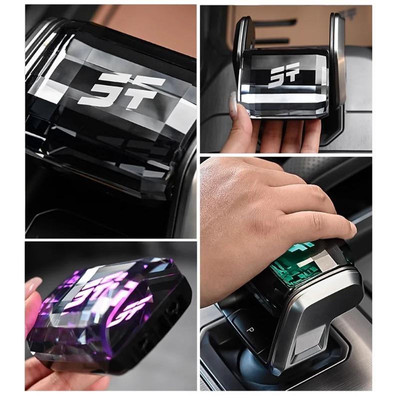 For Chery Jetour Traveller T2 2023 2024 Car Crystal Handle Gear Shift Knob with LED Light Jetour T2 Accessories