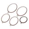 5 Stück Stickrahmen Kreis Kreuzstichrahmen Ring Ovaler Rahmen Retro DIY Zubehör Werkzeuge