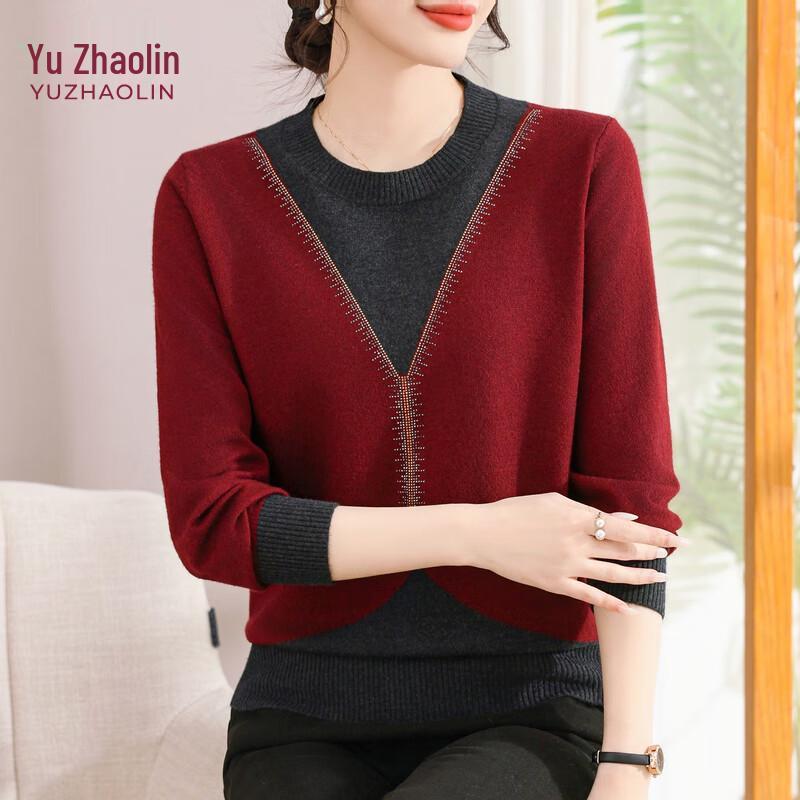 Dámský pletený svetr YUZHAOLIN s polozvýšeným límcem