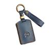 Volvo Key Cover - Crazy Horse Genuine Leather, First Layer Cowhide Shell, Special Car Key Bag with Buckle