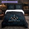 Olympique Lyonnais FC Themed Bedding 3Pcs Duvet Cover Set Decorative Bed Linen For Teen Room Home Decoration