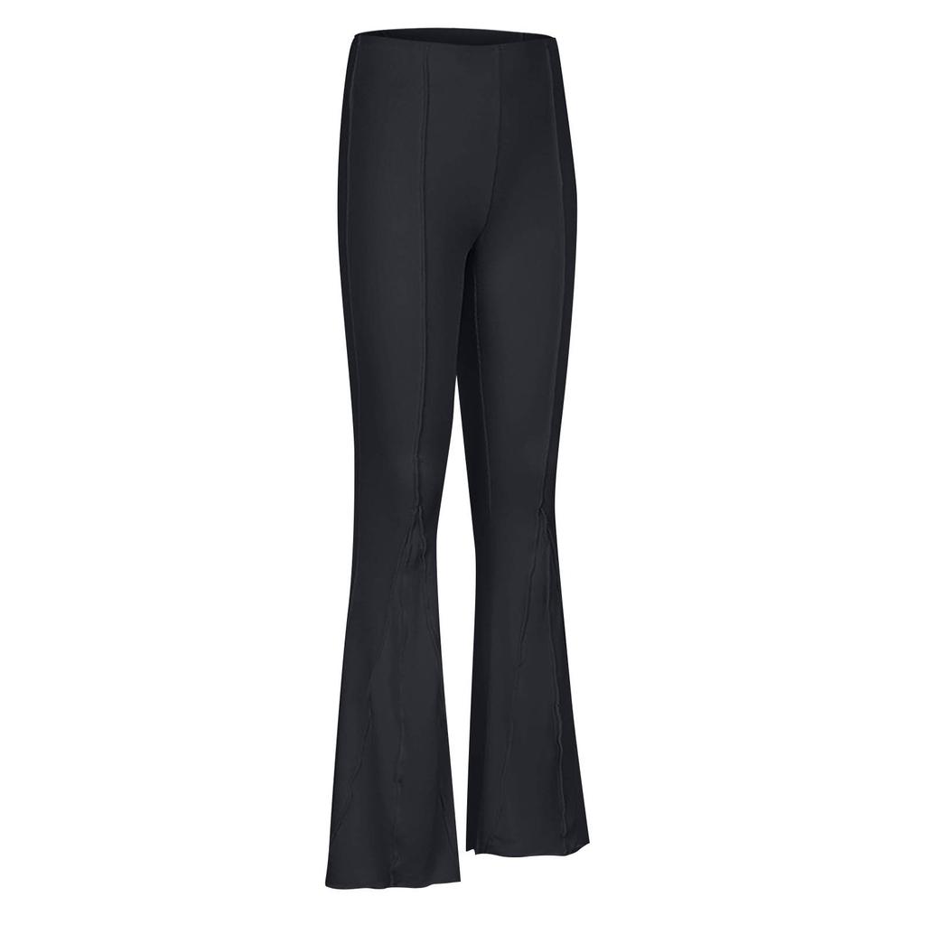 Women's Fashion Low- Flared Pants Casual Color Trousers