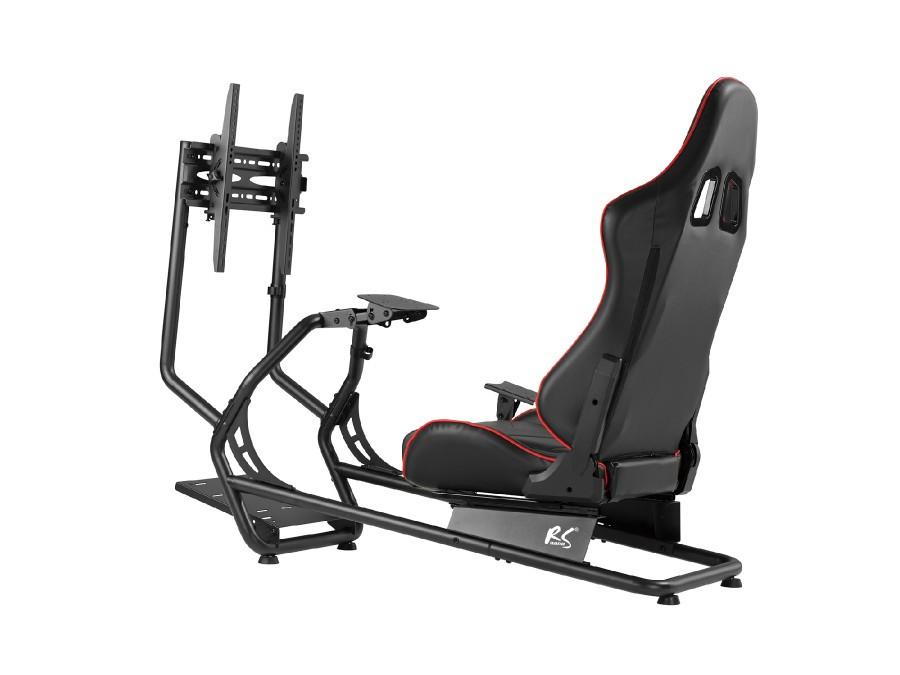 Suporte com assento para volante de corrida