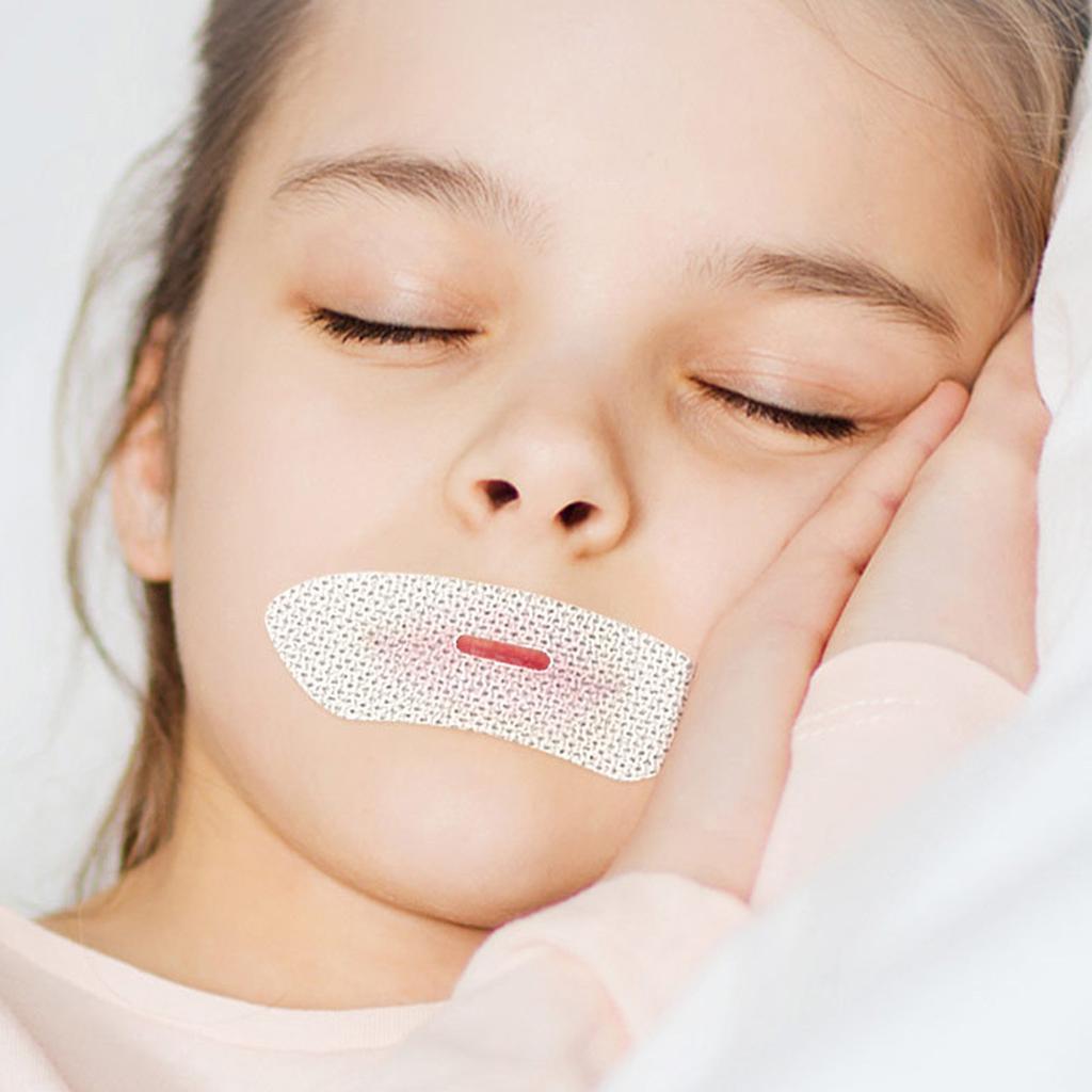 45 párů ústních pásek pro spaní, nosní dýchání, úleva od chrápání, měkká netkaná textilie šetrná k pokožce