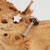 Right Grand G23 Titanium Internally Threaded Star Shape Labret Lip Monroe Helix Tragus Earring Stud Piercing