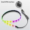 2PCS 40cm Magnetic RGB Lighting Strip With 5V 3Pin ARGB Remote Control for Computer Cases  Motherboard Synchronization Music Rhythm