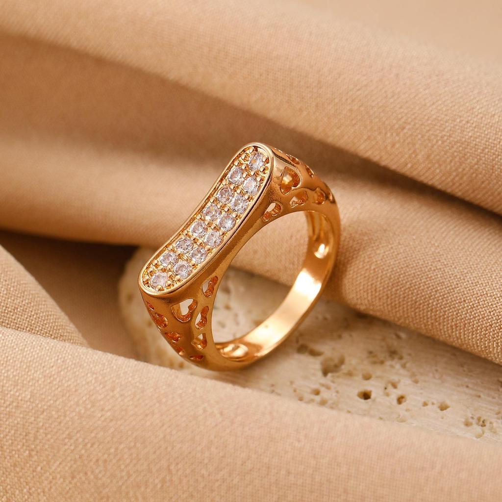 High-End Cross-Border Fashion Bow Ring for Women - European & American Style Open Index Finger Accessory