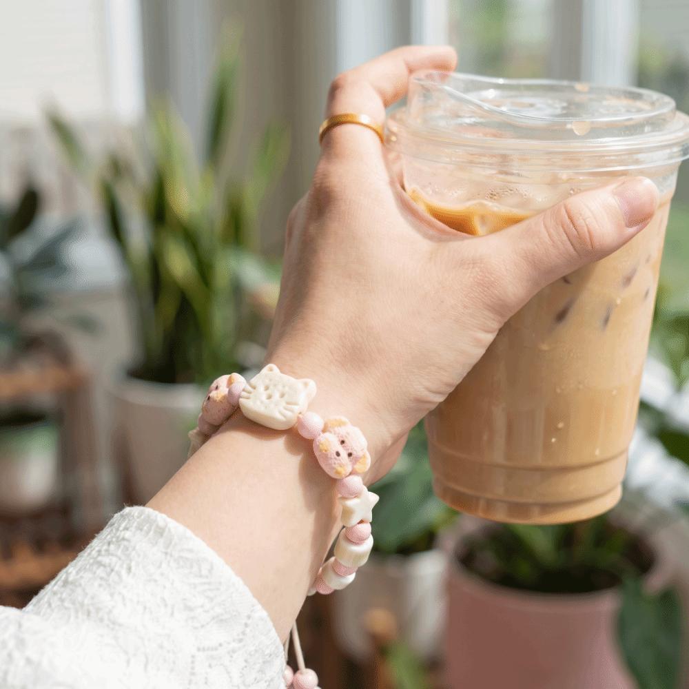 Star Cat Beads Bracelet Cute Biscuit Bear Bracelet Creative Friendship Bracelet Hand Accessory