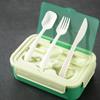 Cutlery Lunchbox Children's Bento Box Large Capacity Lunchbox Kids School Microwaveable Food Storage Containers