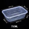 ZISIZ Disposable Rectangular Takeaway Container