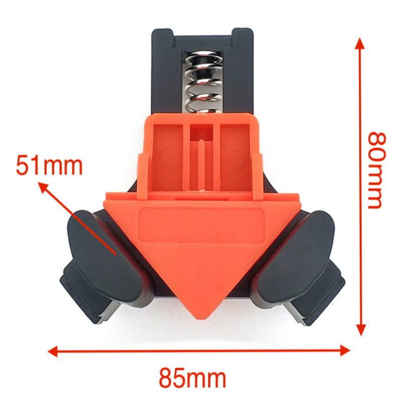 1Pc 4Pcs 90 Degree Corner Clamps Wood Working Tools Right Angle Clamps Clip Clamp Tool For Woodworking Corner Clip Fixer Corner