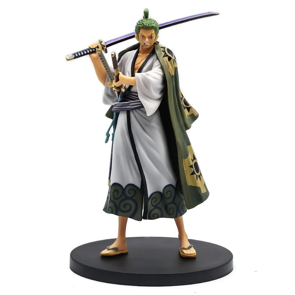 One Piece 10CM Figure Toys Anime GK Roronoa Zoro Three-blade Sa-maximum PVC Action Collection Figurine Model Dolls Gifts Kids