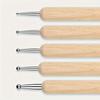 5pcs Double-Headed Nail Art Dotting Brush, Imprint Dotting Pen, Dual-Use Dotting Pen, Carving Pen, Wooden Stick Tool, Press-On Pen