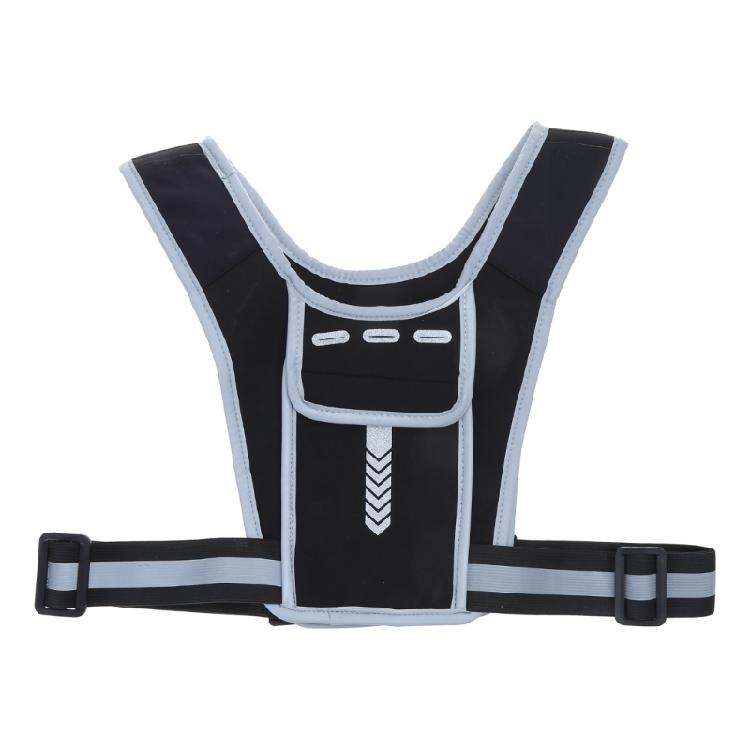 Running Phone Holder Lightweight Jogging Chest Pouch with Water Bottle Pocket