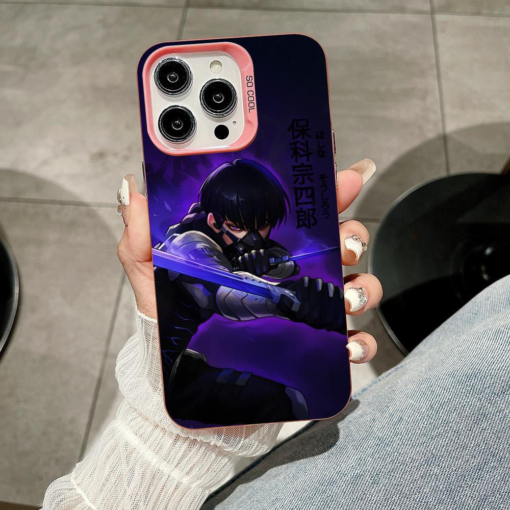 

Kaiju No.8 Hoshina Soshiro Phone Case for iPhone 17 16 15 14 13 12 11 X XR XS 8 7 Air Pro Max Plus Translucent Pink Cover iPhone 16 Pro Max
