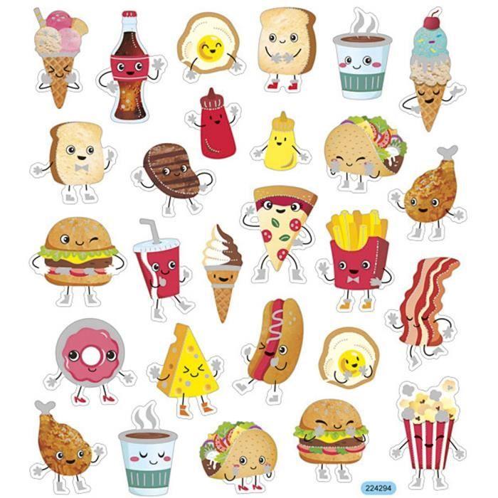 Stickers - Creotime - Metallic Sheet - 27 Pieces - 16.5 X 15 Cm - Multicoloured