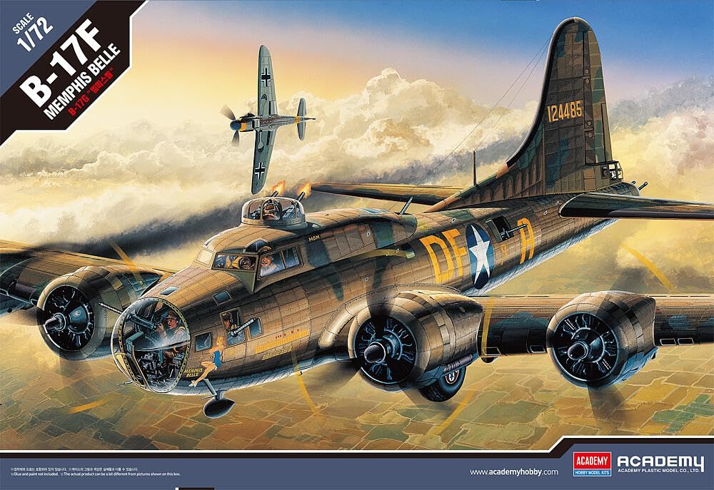 

Academy 1/72 B-17F Memphis Belle AM12495 Plastic Model