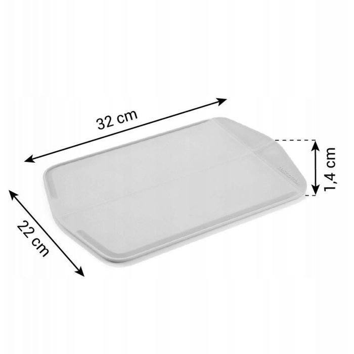 Tescoma - 378826 - Planche À Découper Pliable En Plastique Résistant 32 X 22 Cm, Ligne COMPACT