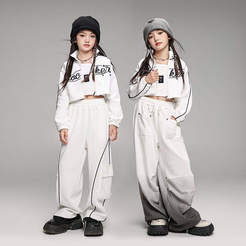 Jazz Dance Costumes Girls Jazz Korean Version Catwalk Costumes Street Dance Children Trendy Costumes Hiphop Suit Autumn