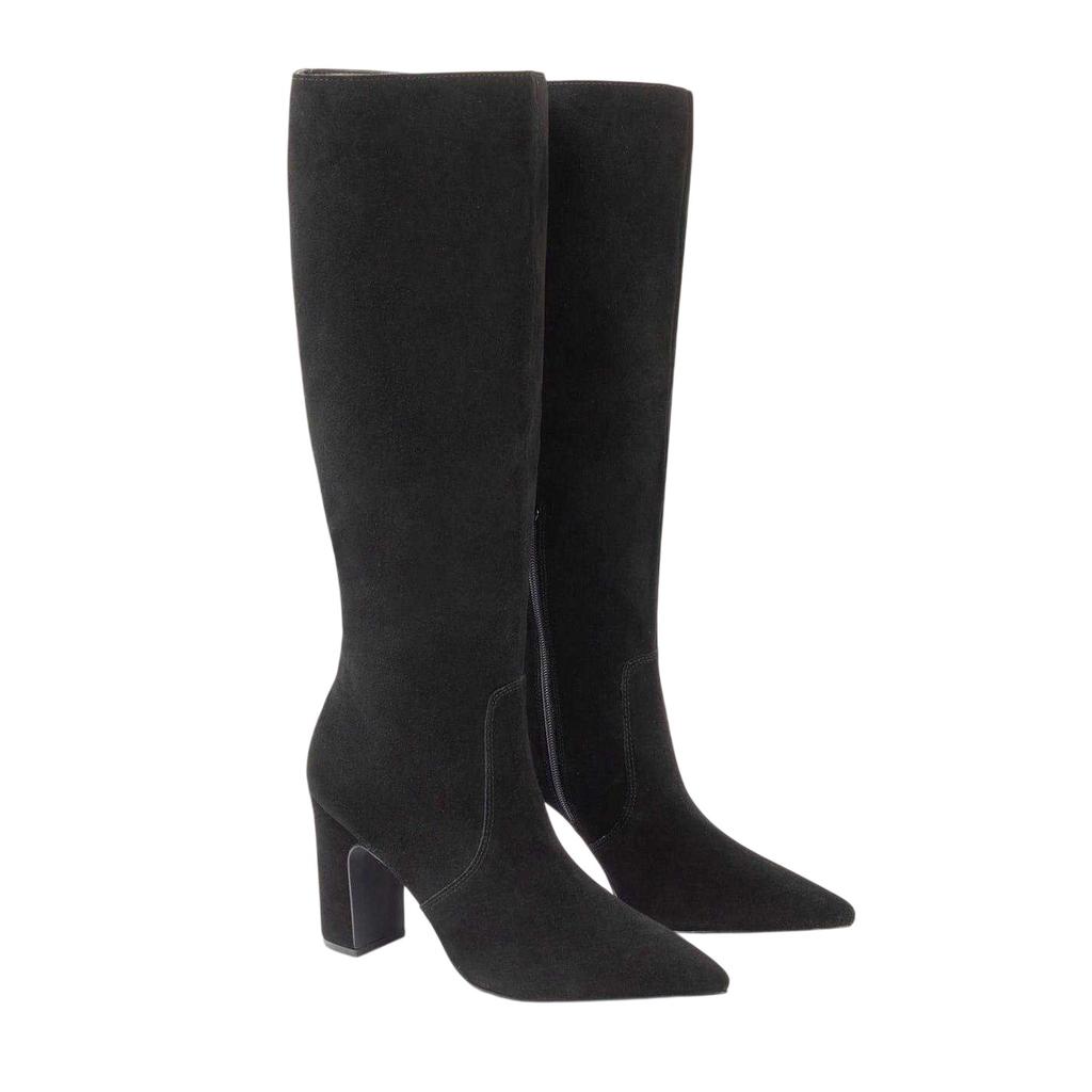 I Saw It First Womens/Ladies Suede Block Heel Knee-High Boots