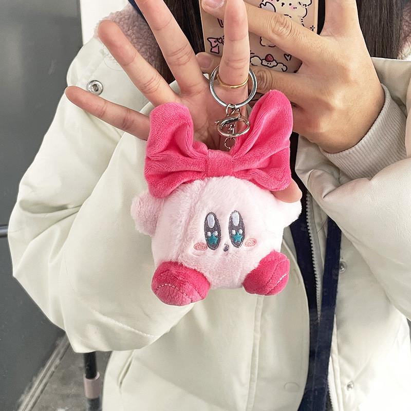 Charming Star-eyed Plush Keychain Soft Pp Cotton Animal Figures Bag Accessories